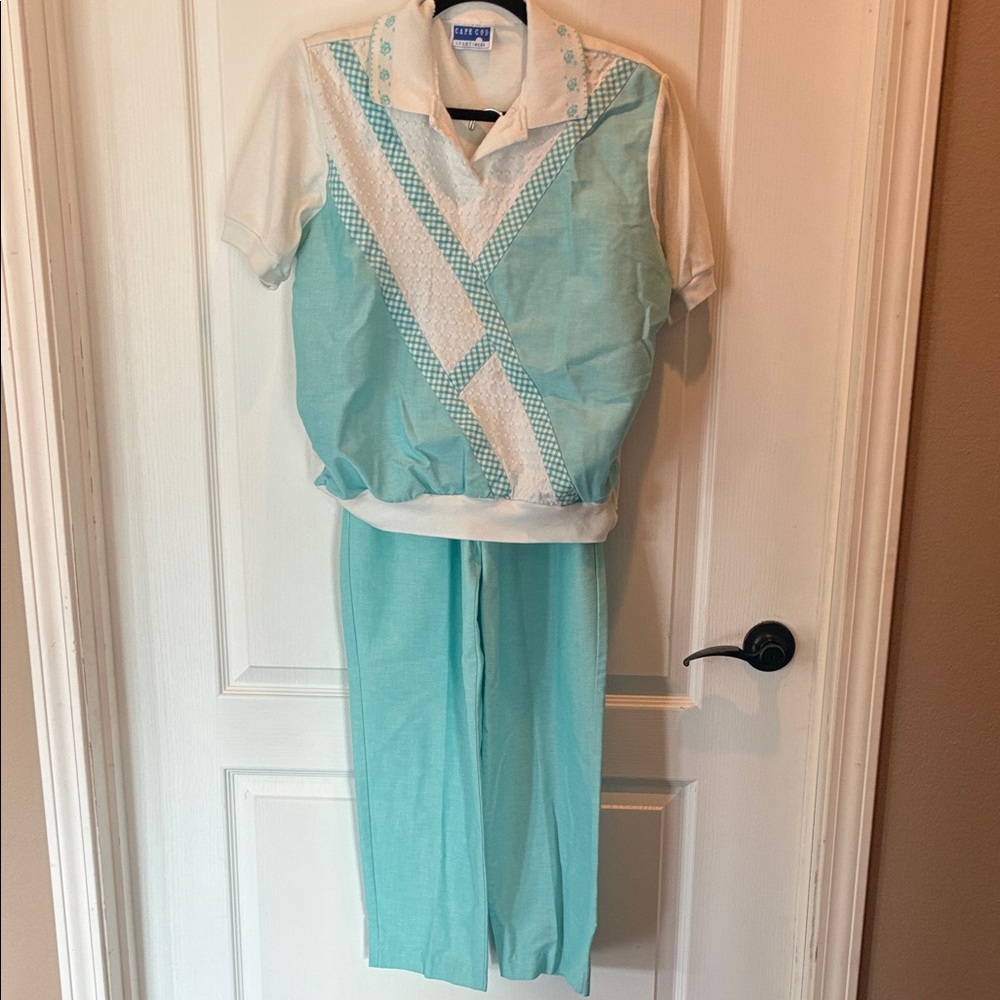 🌿 Vintage 2-Piece Set – Cape Cod Sportswear – Size 12P– 70s 80s Style